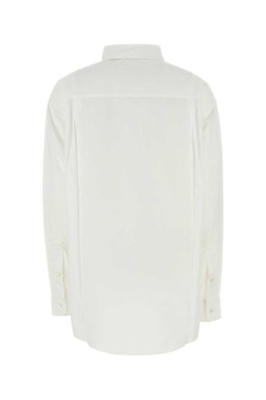 Marni Cama0505s6utc223 00w01 Lilywhite Exterior: Cotton Camicie Shirt