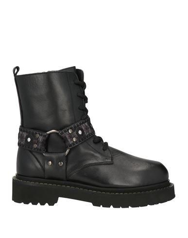 Flat PINKO boots ankle Woman ショートブーツ・ブーティ Black Z99 SD0147P001