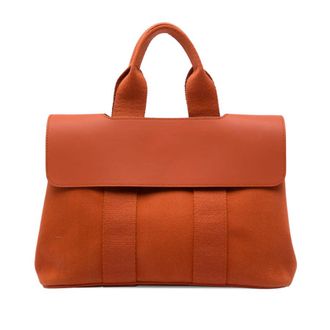 Herm&egrave;s Pre-owned Hermes Toile and Swift Valparaiso PM Pouch Ladies S6ET4SU5VLNZIFWD