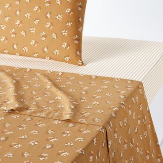 La Redoute Interieurs Plat laken in gewassen katoen, Francine