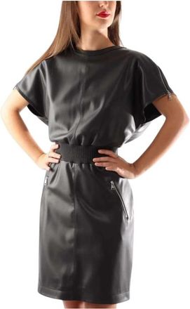Karl Lagerfeld Robe - Dames - Casual kleedjes - Zwart - XS - Polyester - Kleedjes