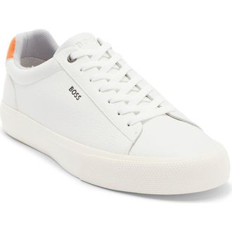 BOSS Aiden Tenn Sneaker in Open White at Nordstrom Rack, Size 13Us / 12Uk