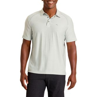Tommy Bahama Palm Coast Pro Solid Polo in Summer Grey at Nordstrom, Size Large
