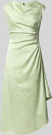 Vero Moda Figurumspielendes Midikleid mit seitlicher Raffung Modell WINNIE in Gruen, Gr&ouml;&szlig;e XL