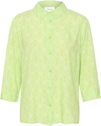 Cream Shirts - Dames - Overhemden - Groen - S - Overhemden