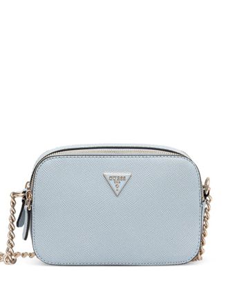 Guess Co mini Noelle logo cross body bag - women - Polyurethane - One Size - Blue
