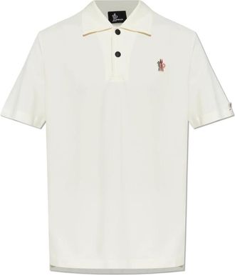 Moncler Day-Namic Polo Shirt - Heren - Polos - Beige - S - Tops