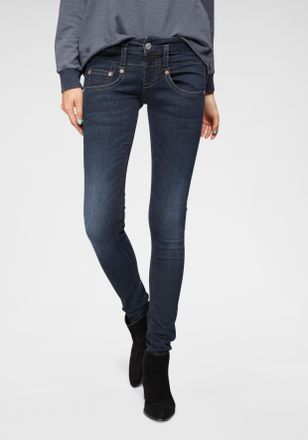 Herrlicher Slim-fit-Jeans HERRLICHER Pitch Slim Denim, Damen, Gr. 26, L&auml;nge 32, dull, Denim/Jeans, Obermaterial: 78% Baumwolle, 19% Polyester, 3% Elasthan, slim 
