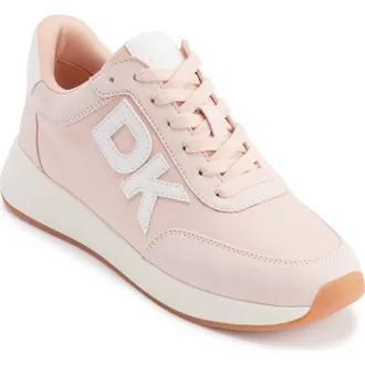 DKNY Monogram Sneaker in Pale Blsh at Nordstrom Rack, Size 6.5