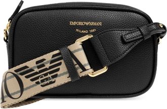 Emporio Armani Schoudertas - Dames - Schoudertassen - Zwart - ONE Size - Leer - Tassen