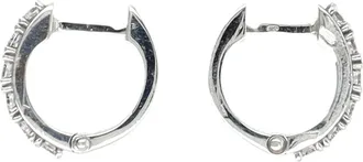 Emanuele Bicocchi Orecchini a cerchio in cristallo - - Accessories - Donna - Bianco - ONE SIZE