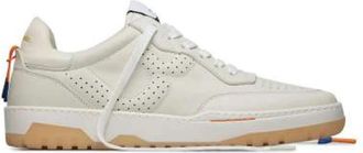 Barracuda Sportieve en verfijnde leren sneaker - Dames - Sneakers - Beige - 42 EU - Leer - Schoenen