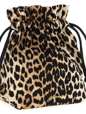 Ganni Ganni Recycled Polyamide Clutch Womens Bag