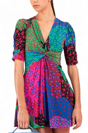Rhode Resort Leanna Mini Dress In Enchanted Woods
