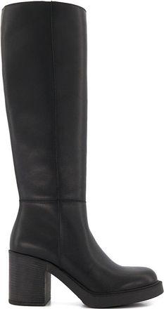 Dune London Tinaz Leather Knee High Boots