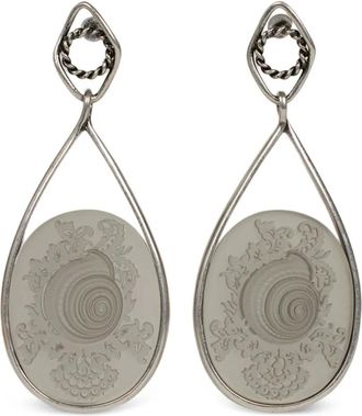 Etro Orecchini con cameo - Argento