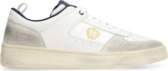 Bally Schoenen, Heren, Wit, 43 EU, Leer, Riweira Low-Top Sneakers