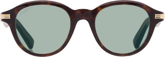 Cartier Green Oval Mens Sunglasses CT0395S 002 51