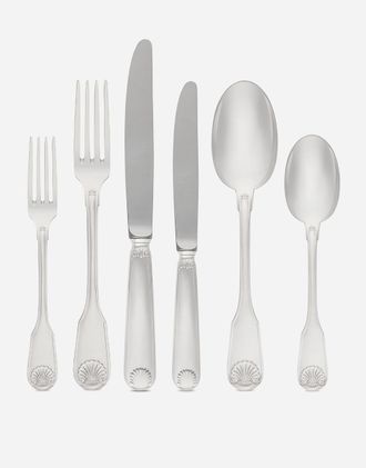 Dolce & Gabbana 6-piece German Silver Flatware Set - Cutlery Sets Multicolor Onesize