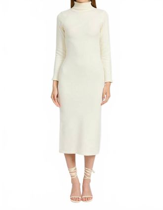 En Saison Sanam Sweater Dress In Ivory