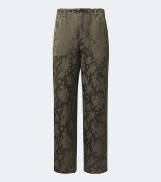 Dries Van Noten Jacquard straight pants