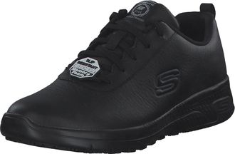 Skechers Womens Marsing Gmina Food Service Shoe, Black, 2.5 UK