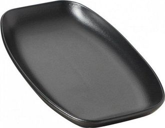 Revol Revol Club Fuente Rectangular Negra 24 X 12,5 Cm