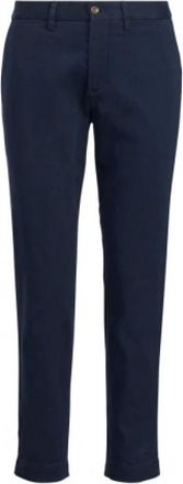 Polo Ralph Lauren Dames, Broeken, Blauw, Maat: 2XS Katoen