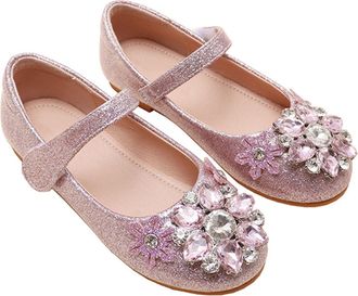 Generic Girls Sneakers Princess Shoes Comfortable Soft Little Girls Flat Single Shoes Fashion Womens Shoes Little Girl Soft Bottoming Single Shoes Sneaker for