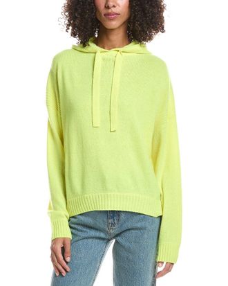 Brodie Heather Ribbed Cashmere Hoodie