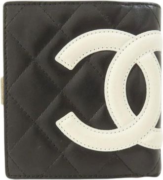 Chanel Pre-owned Wallets, female, Black, Size: ONE SIZE Pre-owned Vintage Bi-fold Wallet