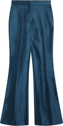 Fendi Regular Fit Broek - Dames - Wijde Broeken - Groen - S - Broeken