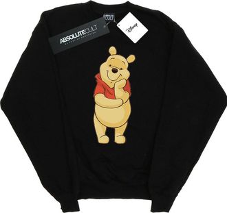 Disney Dames/Dames Winnie De Poeh Schattig Sweatshirt (Zwart)