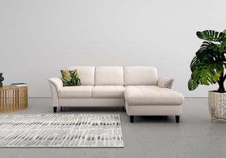 Sit&more Ecksofa &raquo;Maggiore L-Form&laquo; wahlweise mit Kopfteilverstellung, Bettfunktion und Bettkasten