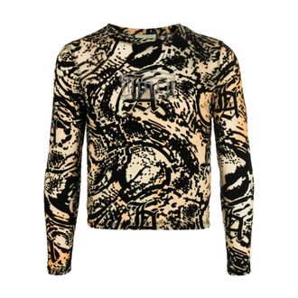 Aries Hombre, Camisetas, Amarillo, Talla: S