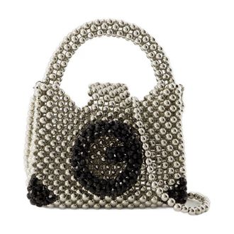 Germanier Perlenbeutel Germanier Perlen Silber