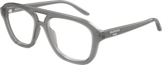 Balenciaga Brillen - Heren - Brillen - Grijs - 55 MM - Accessoires