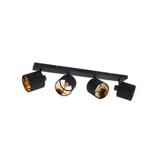 Lindby Lindby - L&aacute;mpara De Techo vasilia En Negro Textura, Tela, Tejido, Seda