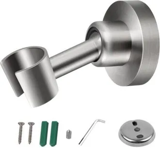OEM Supporto Per Soffione Doccia, Acciaio Inox 304, Supporto Per Soffione Doccia, Supporto Universale Per Doccetta, Supporto Doccia Regolabile A 360&deg; - Cr