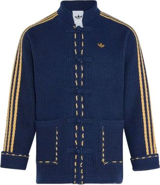 adidas New Year Knit Jacket Asia Sizing Navy KR5064