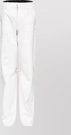 Maison Margiela high waist straight leg trousers