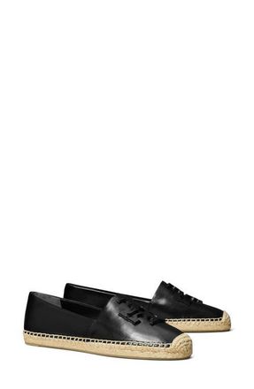 Tory Burch Ines Espadrille Flat in Perfect Black at Nordstrom, Size 5