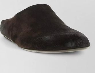 Mars&egrave;ll passo suede square toe flat sandals