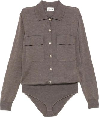 P.A.R.O.S.H. Body con tasche - Grigio