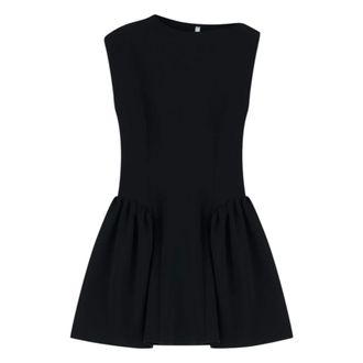 Imperial Short Dresses, female, Black, Size: S Short Flared Dress