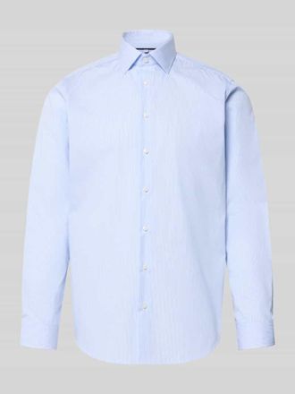 Christian Berg Regular Fit Business-Hemd aus Baumwolle mit Kentkragen in Bleu, Gr&ouml;&szlig;e 39/40