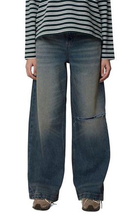 Good For Nothing Denim Ripped Jean in Medium Blue at Nordstrom, Size 12 Uk
