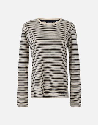 Regatta Womens Regatta Womens/Ladies Federica Stripe Long-Sleeved T-Shirt - White - Size: 10