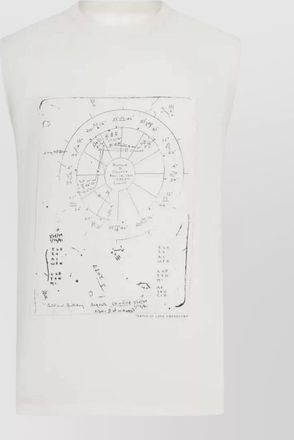 Rick Owens graphic-print sleeveless cotton tank top