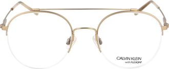 Calvin Klein Optical Glasses - Heren - Brillen - Geel - 50 MM - Accessoires